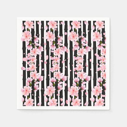 Sakura Spring Cherry Blossoms Babydusche Serviette (Vorderseite)