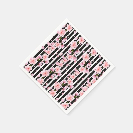 Sakura Spring Cherry Blossoms Babydusche Serviette (Ecke)