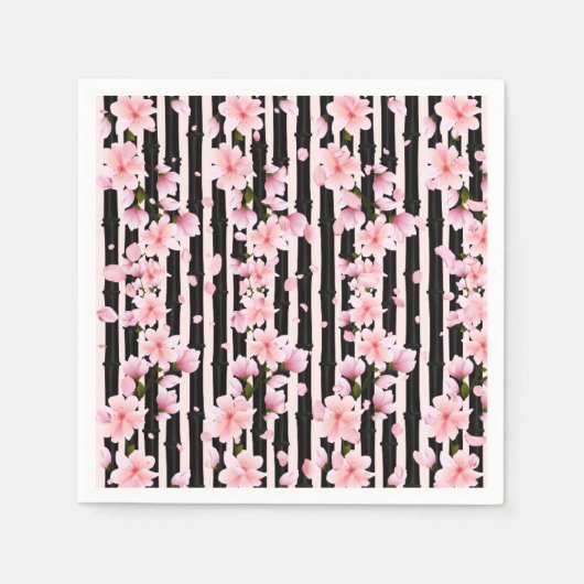 Sakura Spring Cherry Blossoms Babydusche Serviette (Vorderseite)