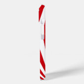 Sakura Sunrise Zen Streifen Weißes Kirschblüten Case-Mate iPhone Hülle (Rückseite / Links)