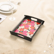 Sakura-Tablett im japanischen Kimono-Stil