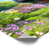 Sakura Temple Garden Poster (Ecke)