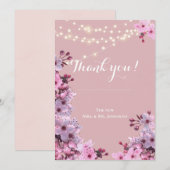 Sakura Theme Einladung (Vorne/Hinten)