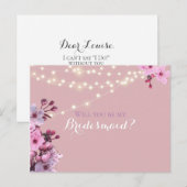 Sakura Theme Einladungspostkarte (Vorne/Hinten)