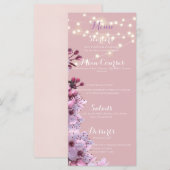 Sakura Theme Menükarte (Vorne/Hinten)