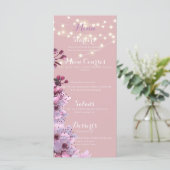 Sakura Theme Menükarte (Stehend Vorderseite)