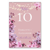 Sakura Theme Tischnummer (Vorderseite)