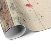 Sakura Torii-Tuschewaschkunst Geschenkpapier (Rolleneckpunkt)