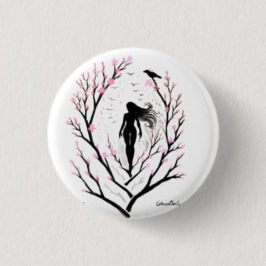 Sakura-Traum Button (Vorderseite)