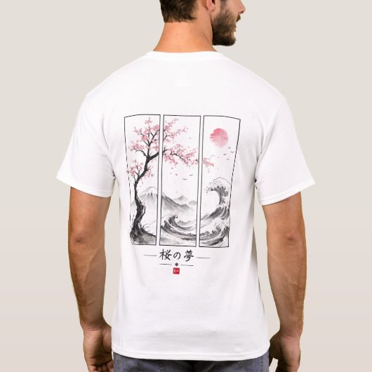 Sakura Traum T-Shirt (Rückseite)