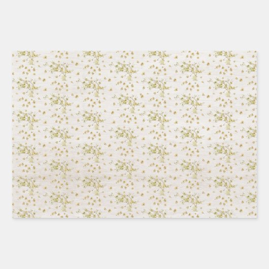 Sakura Tree Blossom und Symbol des Drachen Geschenkpapier Set (Vorderseite 3)