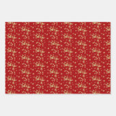 Sakura Tree Blossom und Symbol des Drachen Geschenkpapier Set (Vorderseite)