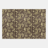 Sakura Tree Blossom und Symbol des Drachen Geschenkpapier Set (Vorderseite 3)