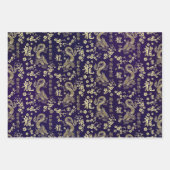 Sakura Tree Blossom und Symbol des Drachen Geschenkpapier Set (Vorderseite 2)