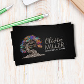 Sakura Tree - farbenfrohe Blossom Visitenkarte