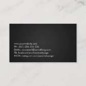 Sakura Tree - farbenfrohe Blossom Visitenkarte (Rückseite)