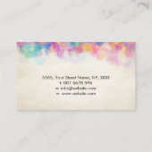 Sakura Tree - farbenfrohe Foliage Visitenkarte (Rückseite)