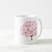 Sakura Tree in Full Bloom - Elegantes Frühjahrsdes Kaffeetasse (VorderseiteRechts)