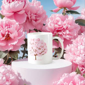 Sakura Tree in Full Bloom - Elegantes Frühjahrsdes Kaffeetasse