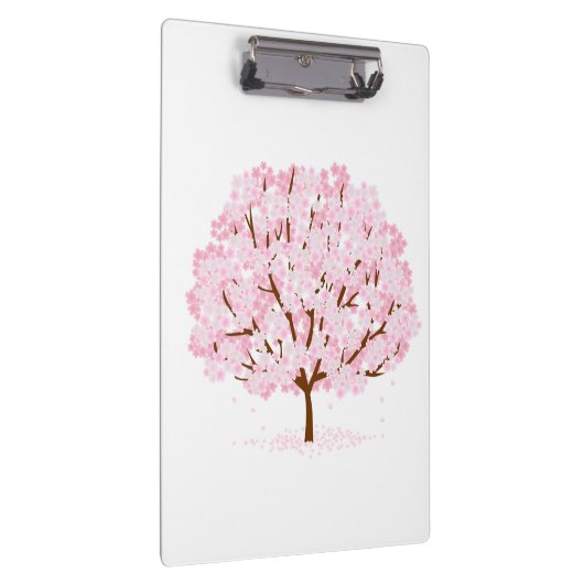 Sakura Tree in Full Bloom - Elegantes Frühjahrsdes Klemmbrett (Rechts)