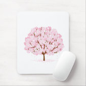 Sakura Tree in Full Bloom - Elegantes Frühjahrsdes Mousepad (Mit Mouse)