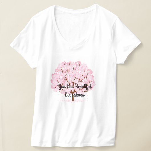 Sakura Tree in Full Bloom - Elegantes Frühjahrsdes T-Shirt (Ablage )