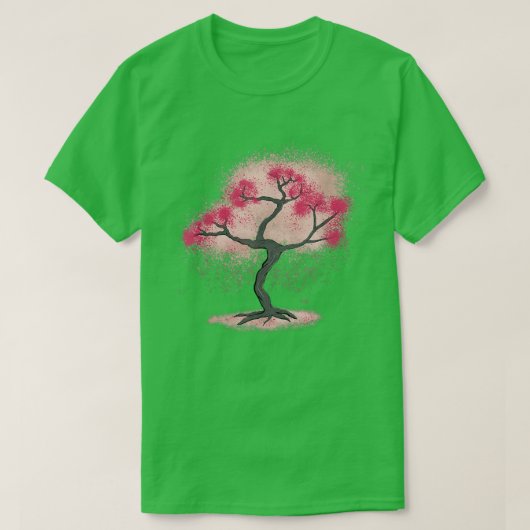 Sakura Tree Japanischer Kulturfan1167 T-Shirt (Design vorne)