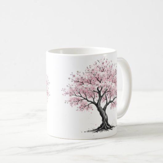 Sakura tree mug kaffeetasse (VorderseiteRechts)