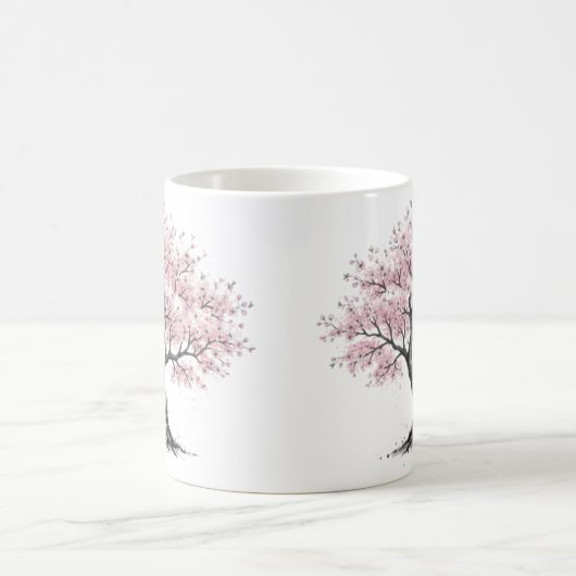 Sakura tree mug kaffeetasse (Mittel)