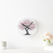 Sakura Tree Runde Wanduhr (Zuhause)