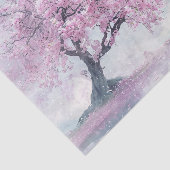 Sakura Tree und Blüten Malerei Dekoupage Seidenpapier (Ausschnitt)