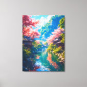 Sakura Utsuru Seiryū  Leinwanddruck (Vorderseite)