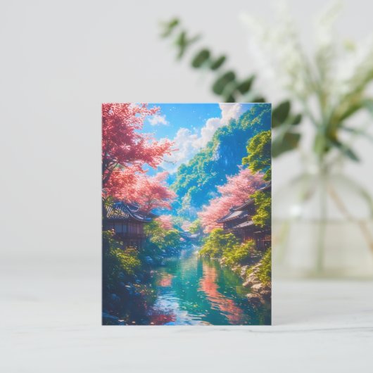 Sakura Utsuru Seiryū Postkarte (Stehend Vorderseite)