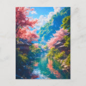Sakura Utsuru Seiryū Postkarte (Vorderseite)