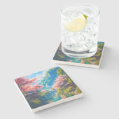 Sakura Utsuru Seiryū  Steinuntersetzer (Seitenansicht)