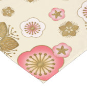 Sakura v2 japanese muster TABLE RUNNER Kurzer Tischläufer (Ecke)