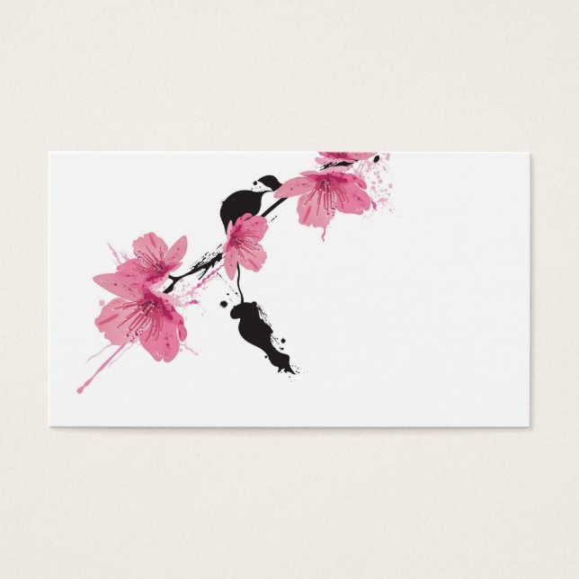 Sakura-Visitenkarte (Vorderseite)