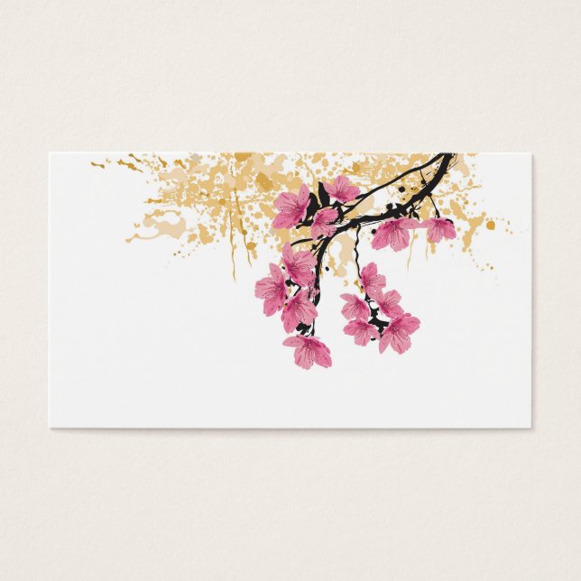 Sakura-Visitenkarte (Vorderseite)