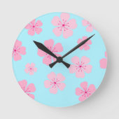 Sakura Wall Clock Runde Wanduhr (Vorderseite)
