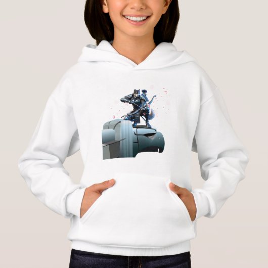 Sakura Warrior-4 Hoodie (Vorderseite)