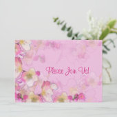 Sakura Wedding Einladung (Stehend Vorderseite)