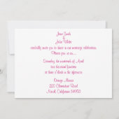 Sakura Wedding Einladung (Rückseite)