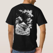 Sakura-Welle T-Shirt (Rückseite)