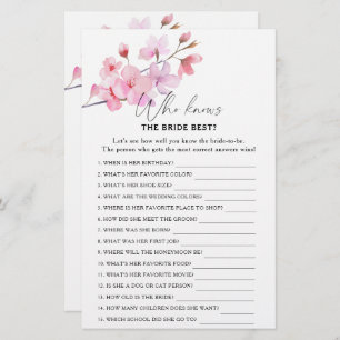 Sakura - Wer kennt das beste Spiel der Braut