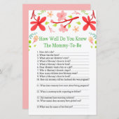 Sakura Wie gut kennen Sie das Baby-Duschspiel? (Vorne/Hinten)