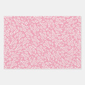SAKURA Wrapping Paper Flat Sheet Set 3 Geschenkpapier Set (Vorderseite)