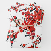 Sakura Wrapping Paper Set Geschenkpapier Set (Beispiel)