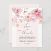 Sakura-Zollkarte RSVP Karte (Vorne/Hinten)