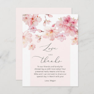 Sakura-Zollkarte RSVP Karte