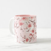 Sakura Zweifarbige Tasse (Vorderseite Links)